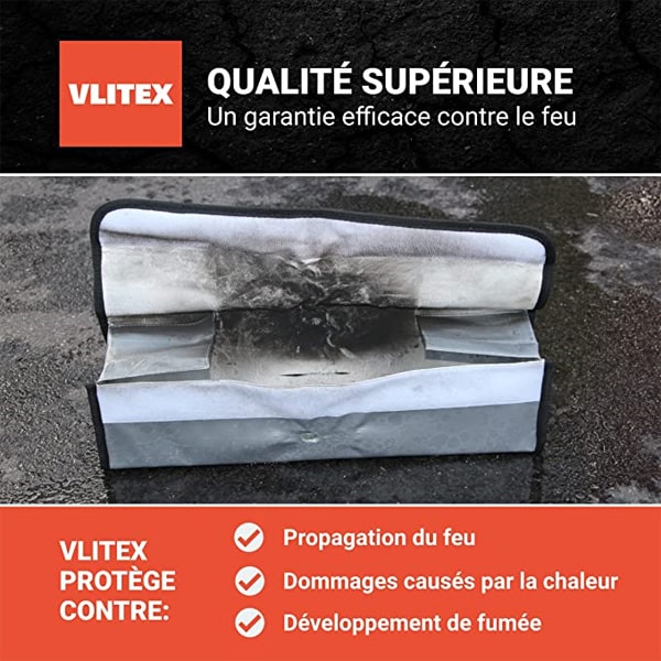 Sacoche anti-feu VLITEX pour vlo lectrique Taille L