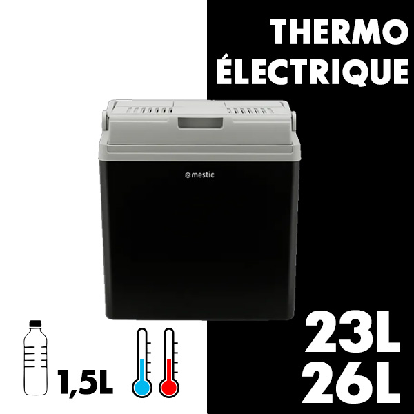 Glacire thermolectrique 12/24V et 230V MESTIC MTEC-25 / MTEC-28