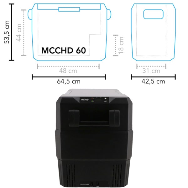 Glacire  compression MESTIC 12-24V 56L