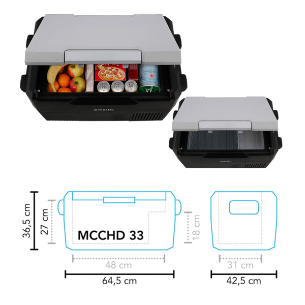 Glacire 31L  compression 12/24V MESTIC MCCHD-33 DC