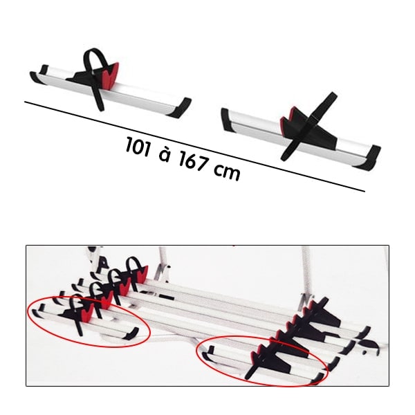 Kit Rail PREMIUM 48 FIAMMA VW T5 et T6 DEEP BLACK