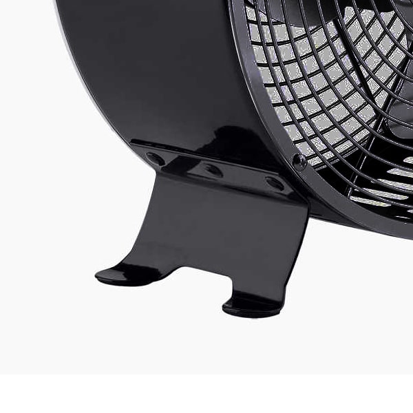 Ventilateur de table noir mtal 2 vitesses