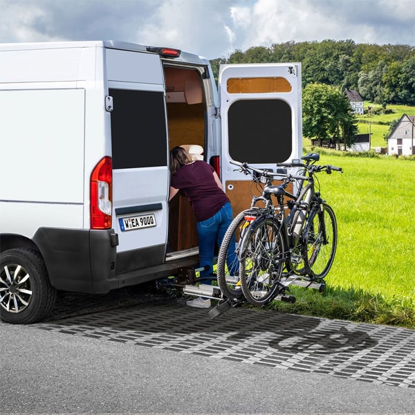 Porte vélos pour soute camping car +3 iem rail - Équipement caravaning