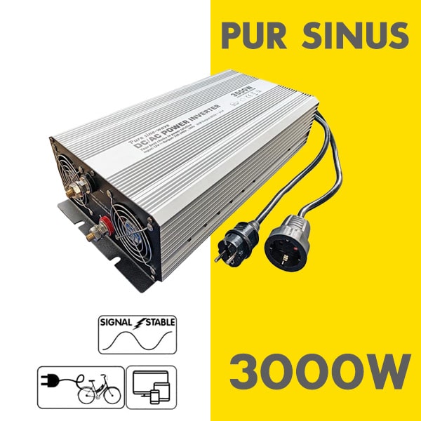 Convertisseur 12V 1000W Quasi Sinus Vechline - Camping-car Caravane