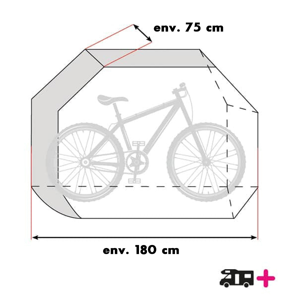 Housse pour 2 � 3 v�los TRAVELLIFE