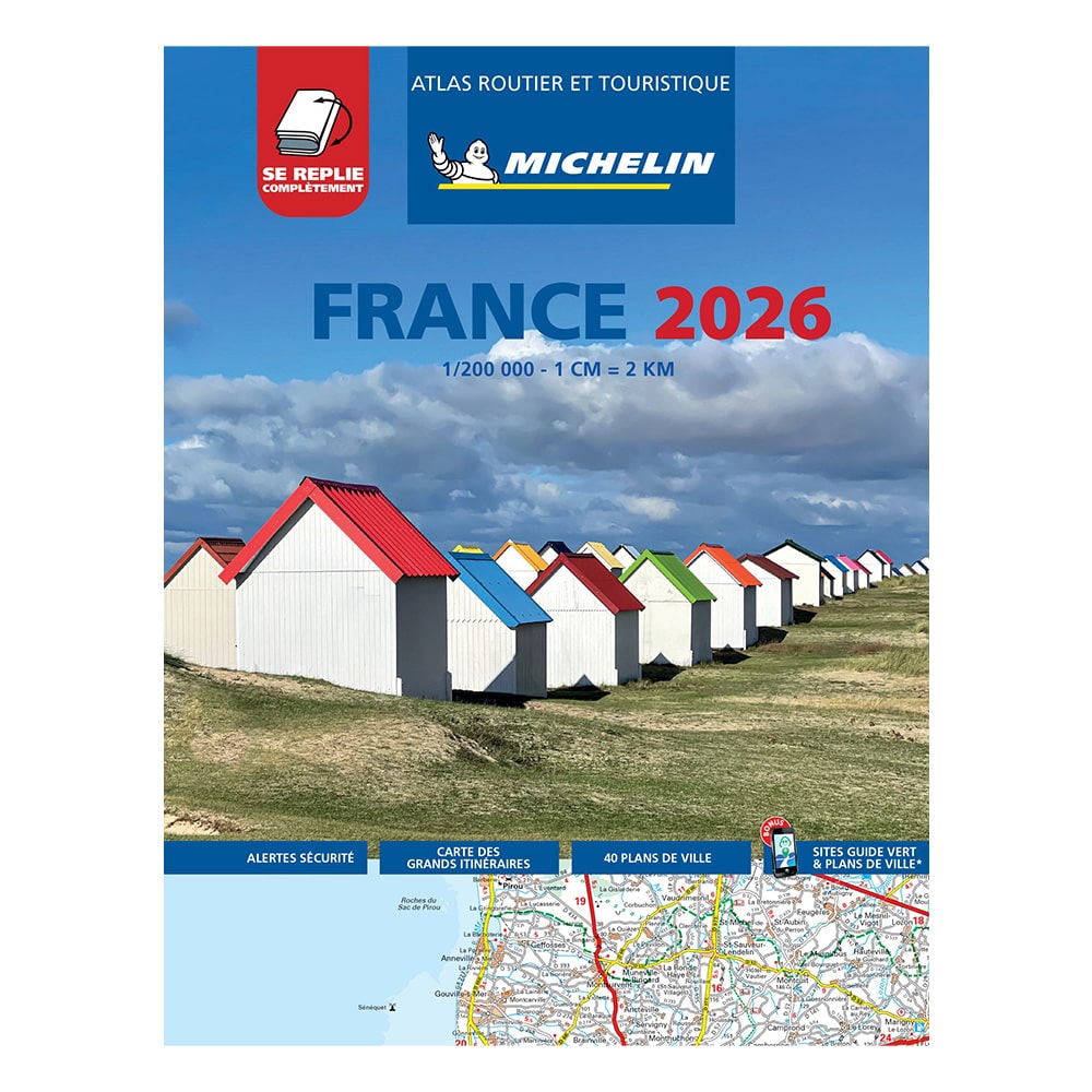 Atlas routier et touristique Michelin France Flexible 2026