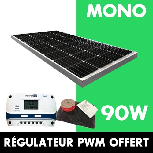Panneau solaire E-ssential Flat INOVTECH 90W + Kit collage 3M OFFERT