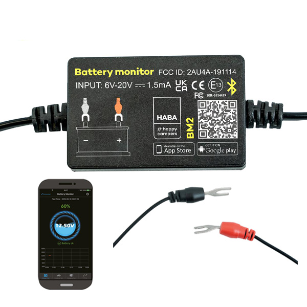 Moniteur de batterie Bluetooth HABA