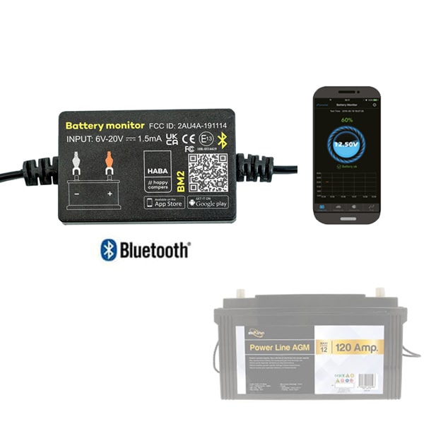 Batterie Bluetooth Moniteur 