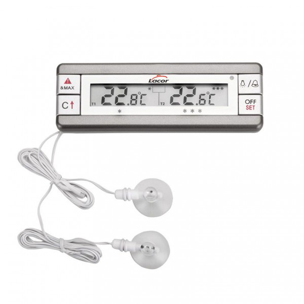 Thermomètre pour Frigo, réfrigérateur, Thermomètre tout plastique