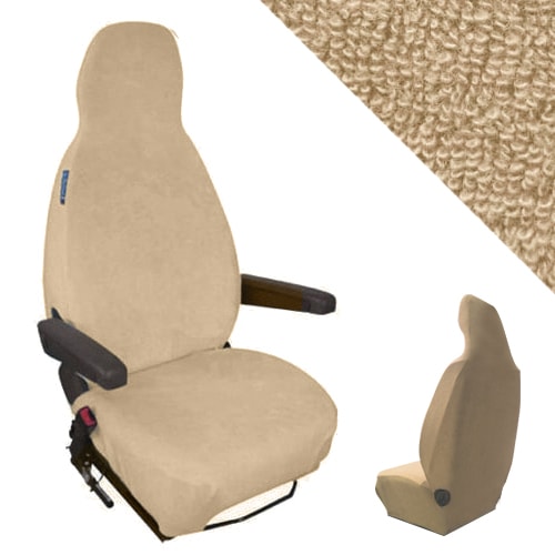 Housses siges camping car Beige-Sable Le Sellier Reconditionnes