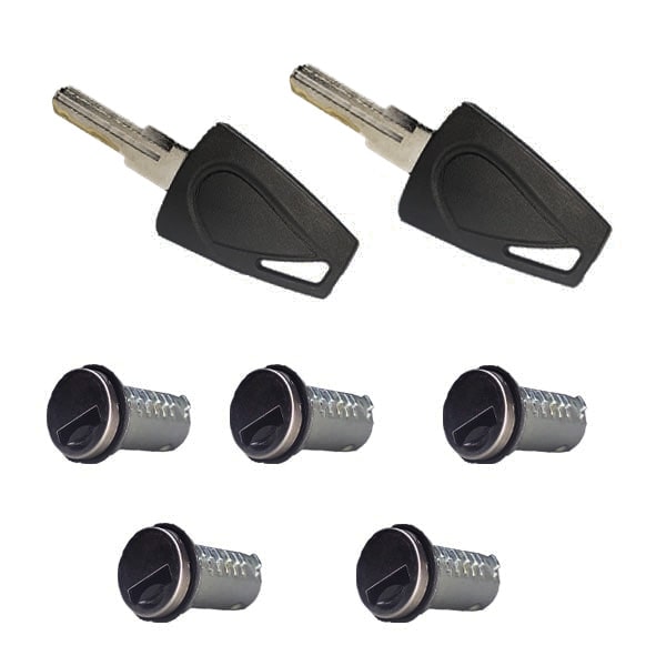 Kit 5 Barillets STS + 2 clefs
