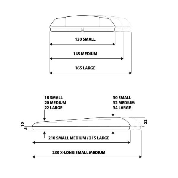 Tente de toit AUTOHOME MAGGIOLINA AIRLANDER Taille S  manivelle