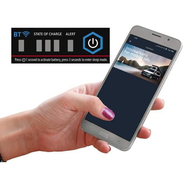 Batterie Lithium fer phosphate 100Ah Bluetooth Carbest