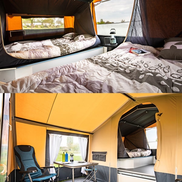 Caravane pliante CAMPLAIR Trigano essieu sans frein