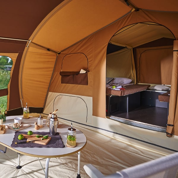 Caravane pliante Raclet SAFARI GL essieu frein