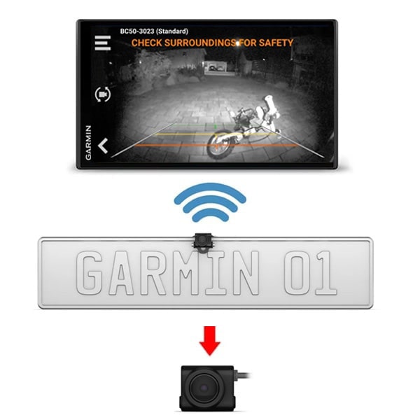 Camra sans fil Garmin BC50 vision de nuit pour plaque