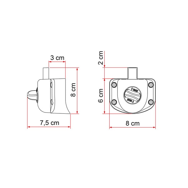 Serrures Safe Door Guardian FIAMMA Ducato de 2006  2009