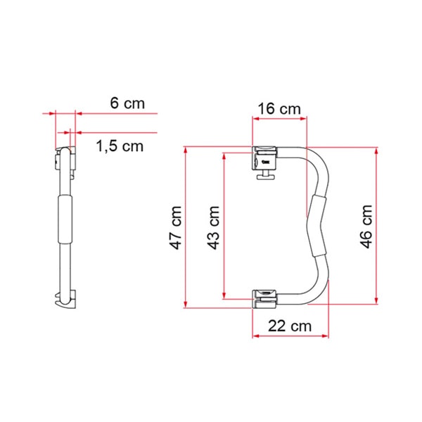 POIGNEE SECURITY S WHITE FIAMMA