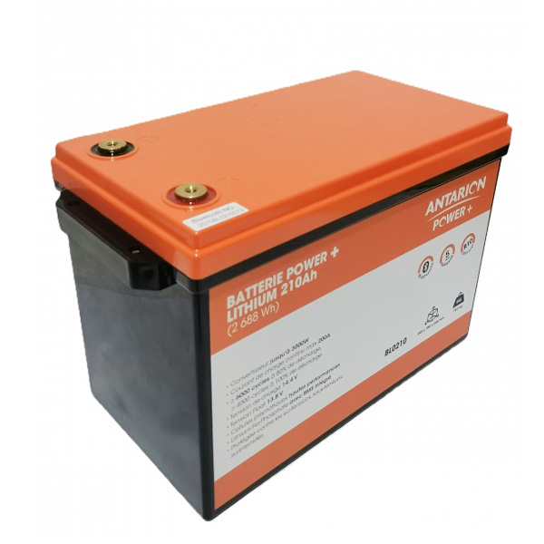 Batterie Lithium 12V 105-165-210 Ah Bluetooth Power+ ANTARION 