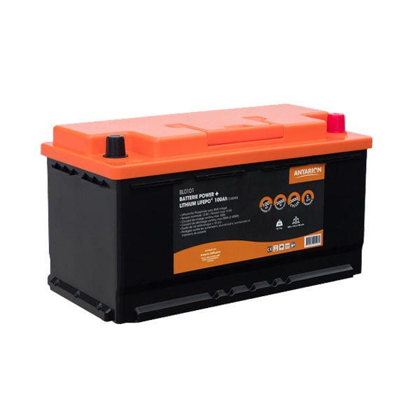 Batterie Lithium 12V 105-165-280Ah BLUETOOTH POWER+ ANTARION 