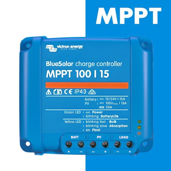 Régulateur de charge MPPT 15A Victron Panneau solaire Camping-car