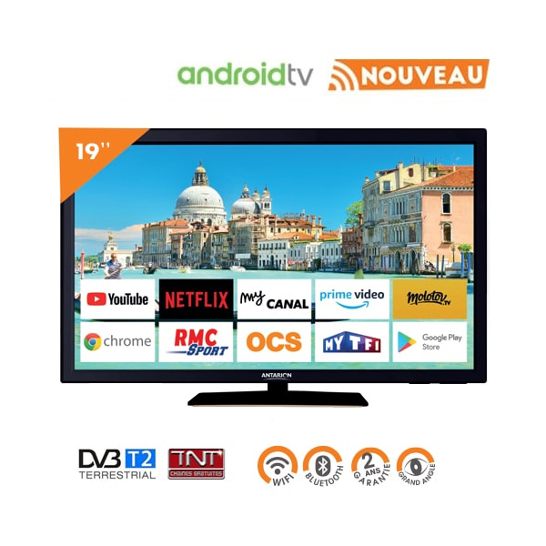 TV LED DVD SMART 47cm Antarion Reconditionne