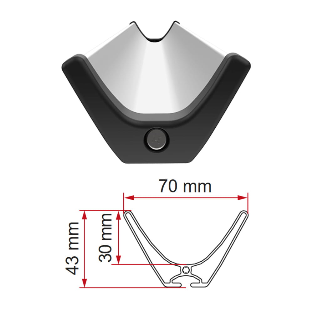 Rail PLUS XL FIAMMA 139 cm
