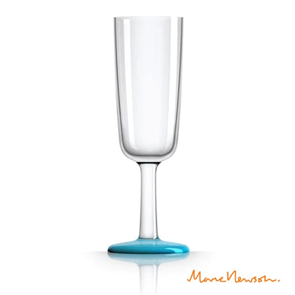 Lot de 4 fltes  champagne antidrapant LAGON