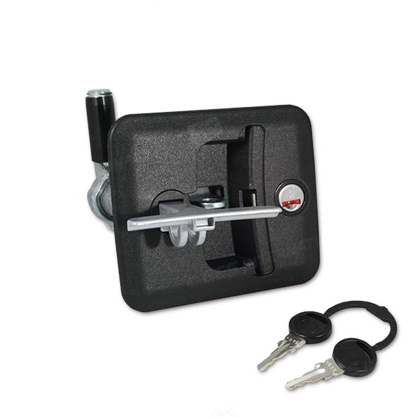 Serrure  compression ZADI noire avec barillet