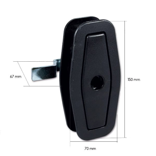 Serrure STS Oberholz Salino 249F Noire