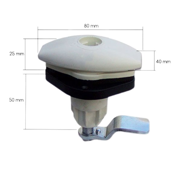 Serrure FAP 1204 BLANCHE