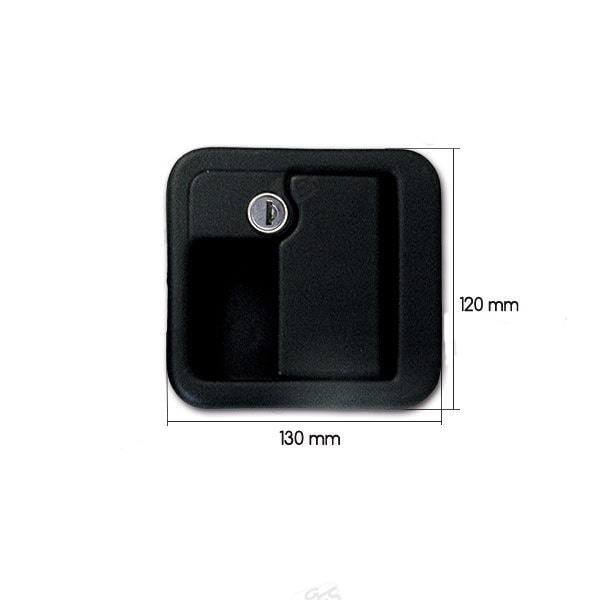 Serrure complte FAP 1059 noire