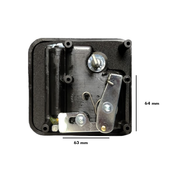  Serrure de porte extérieure pour caravane, camping-car, système  FF, FAP avec cylindre et deux clés Blanc