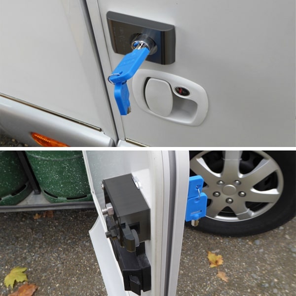 Lot de 5 verrous IMC Noirs et gris Spcial Profil FIAT Ducato aprs 2022 