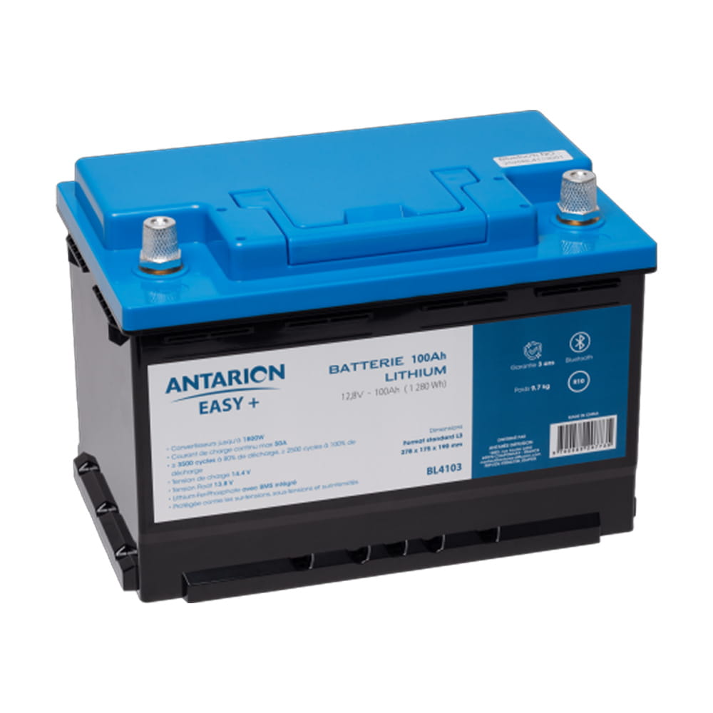 Batterie Lithium 12V 100Ah Easy plus by ANTARION