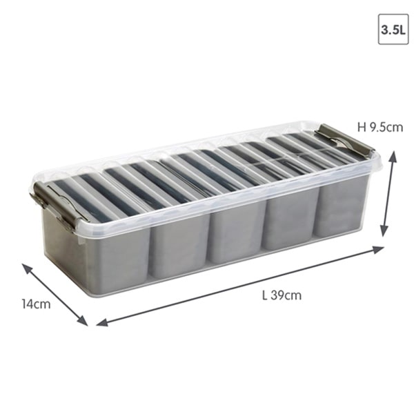 Boite de rangement 7 compartiments 