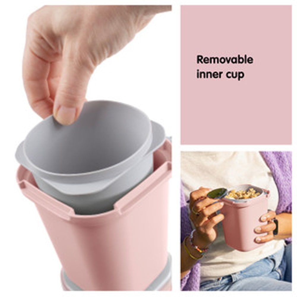 Lot de 2 Lunch Cup Rose Sigma home Food