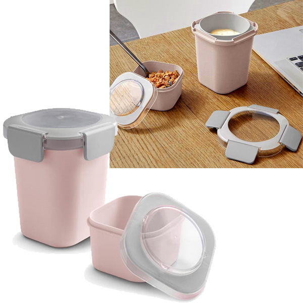Lot de 2 Lunch Cup Rose 