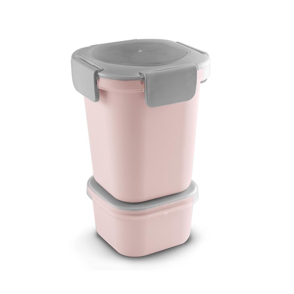 Lot de 2 Lunch Cup Rose 