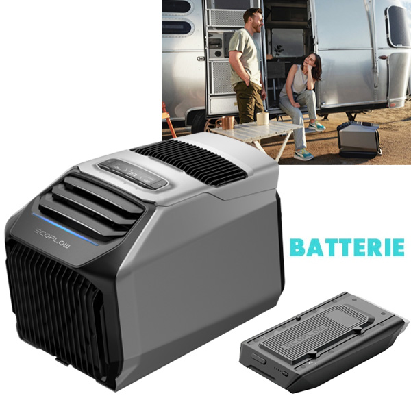 Climatiseur Portable Ecoflow Wave 2 + batterie 