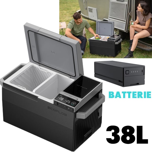 Ecoflow Glaciere + Batterie Additionnelle