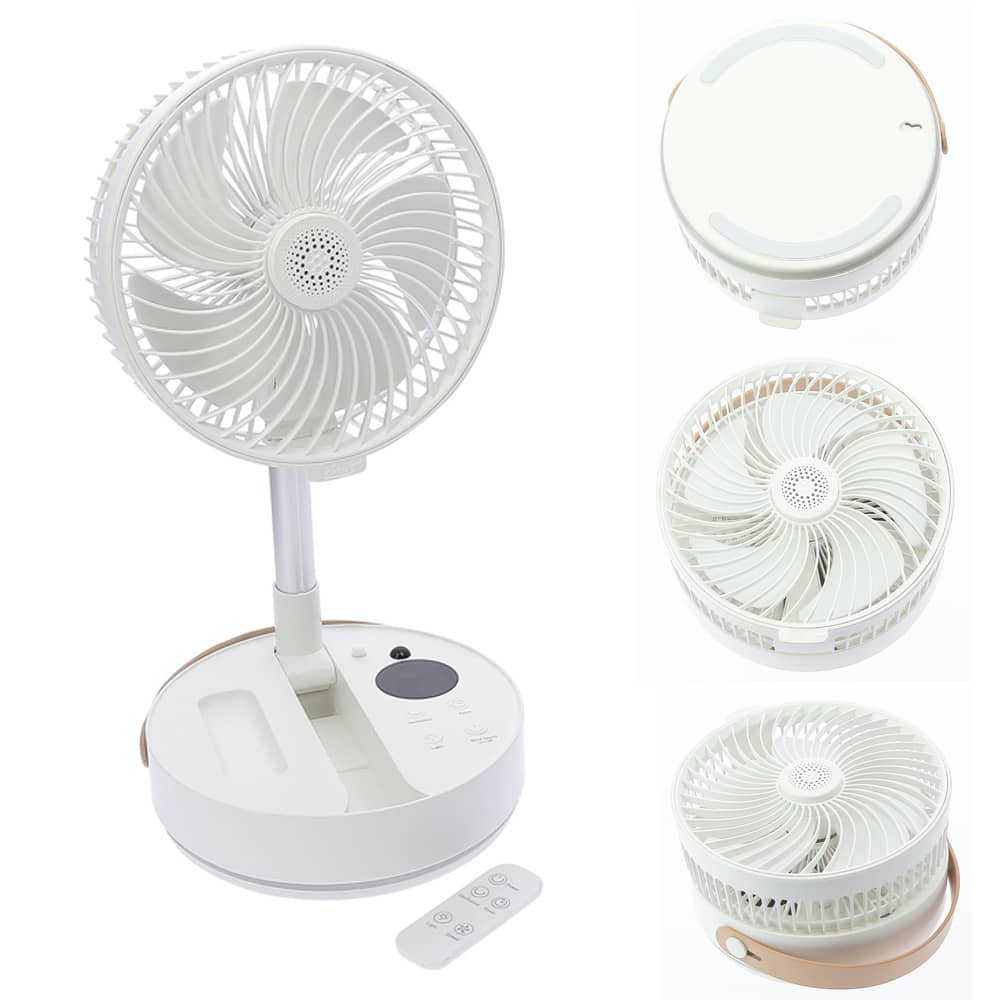 Ventilateur portable extensible rechargeable USB INCASA