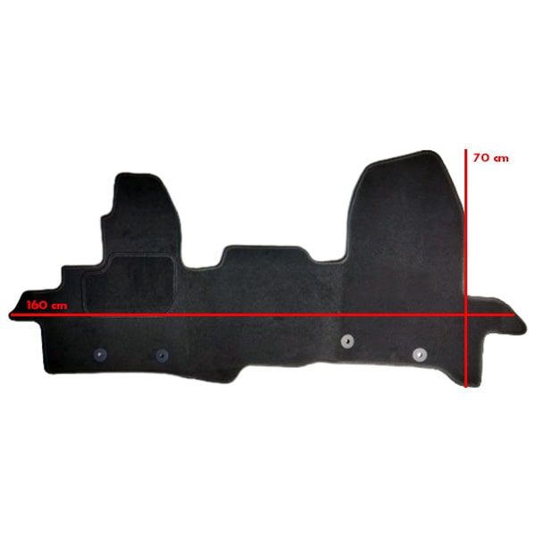 Tapis de cabine LUXE Ford Transit Custom de 2017  2020
