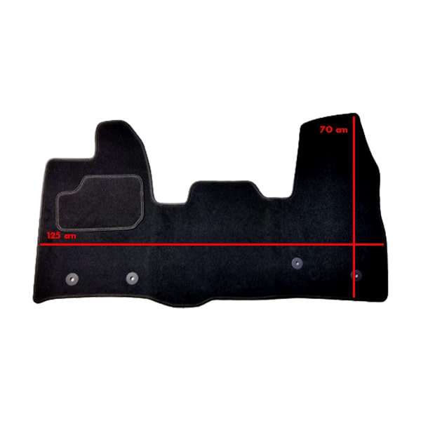 Tapis de cabine LUXE Ford Transit Custom depuis 2021