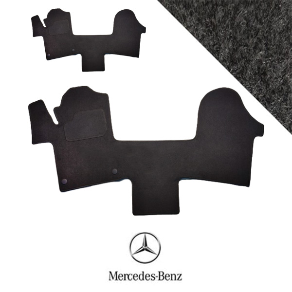 Tapis de cabine LUXE Mercedez Vito aprs 2020
