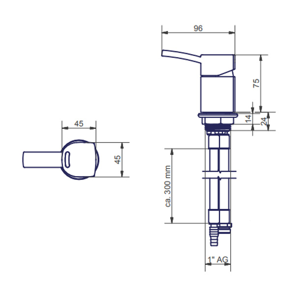 Robinet pour douche COMET CAPRI
