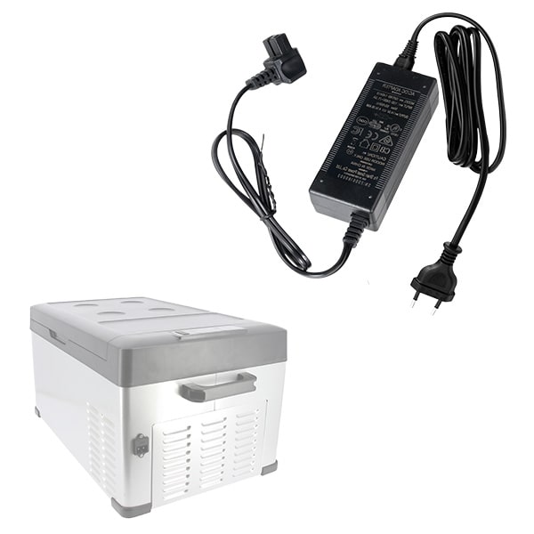 Adaptateur Secteur AC pour Mini Frigo, Câble d'alimentation pour Glacière  Électrique, Convertisseur de Tension Portable pour Un Usage Domestique,  2,1m