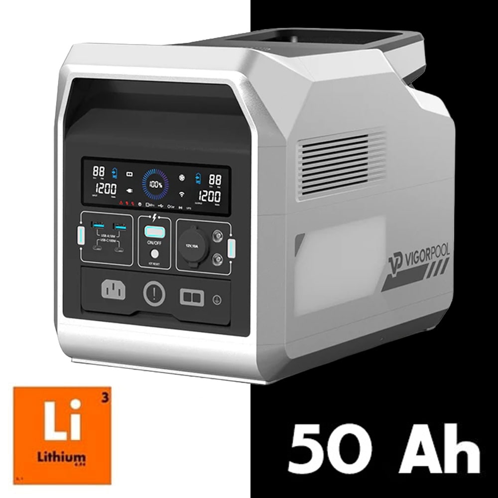 Batterie Lithium Portable CAPTAIN 1200 VIGORPOOL