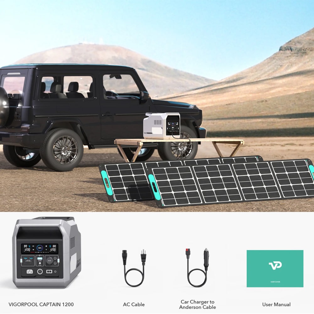 Batterie Lithium Portable CAPTAIN 1200 VIGORPOOL